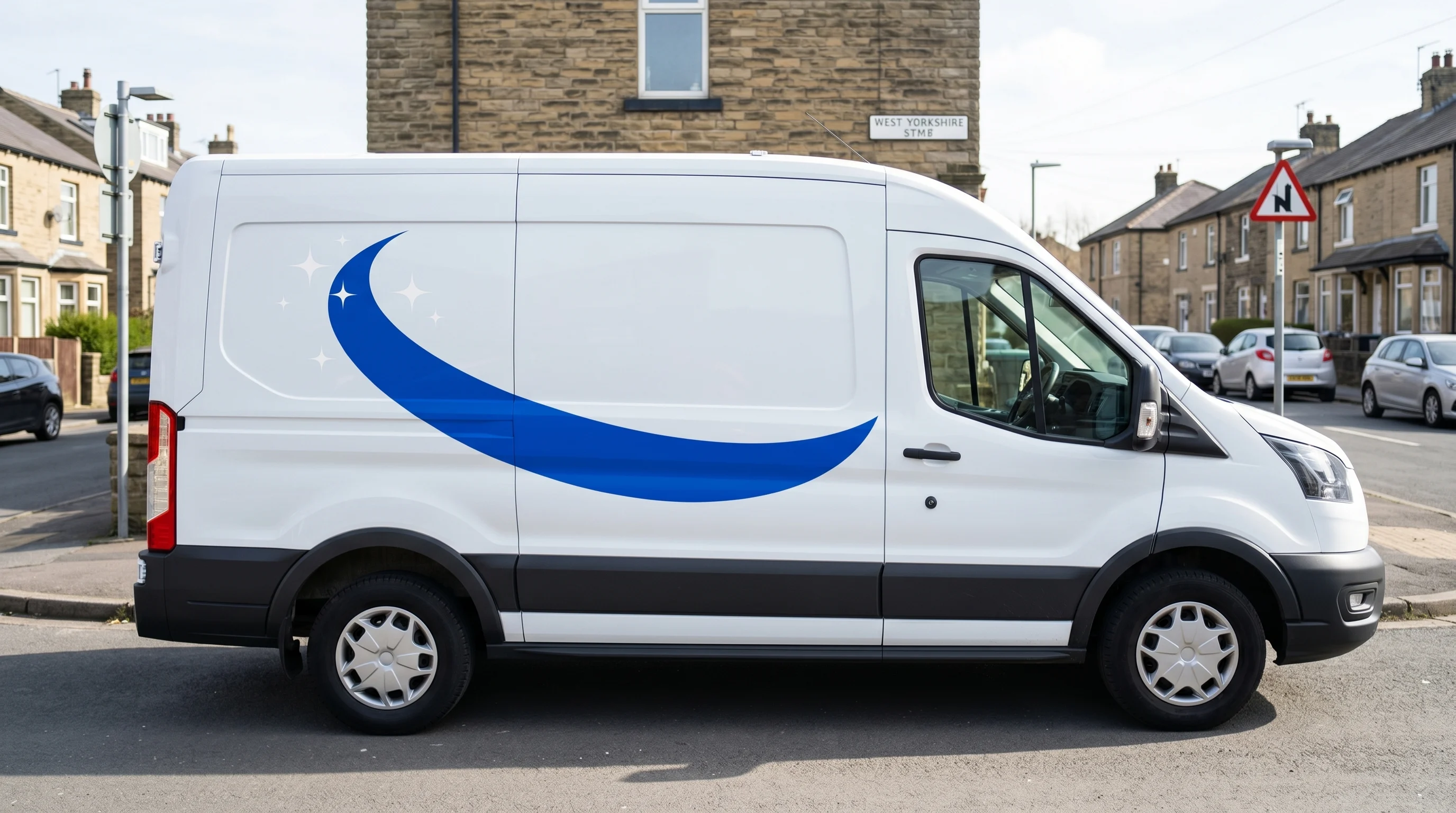 N.A Carpet Cleaning service van in Wakefield